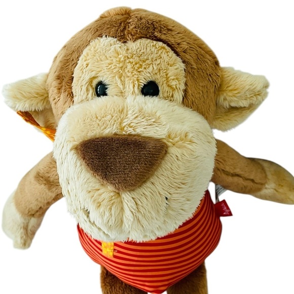 Sigikid German Plush Stuffed Animal Monkey Teaching 19" Shoelaces SOFT EUC - Picture 3 of 9